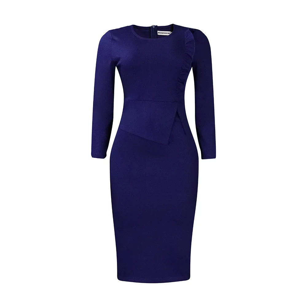 Women Long Sleeve African Casual Dress