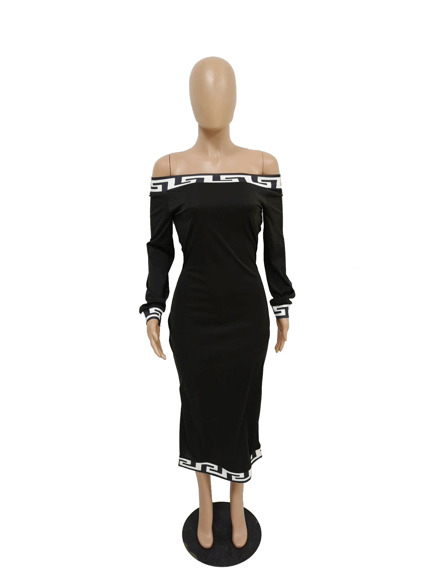 Woman Off Shoulder Casual Off Shoulder Dress