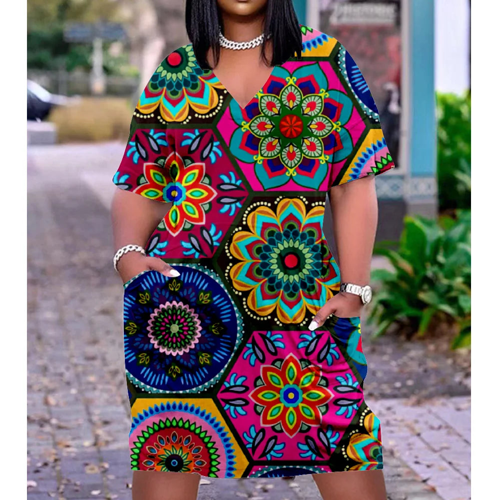 Women's Fashion Native Bohemian African Sundress