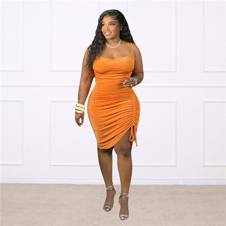 Women's Casual Tie to side Dress