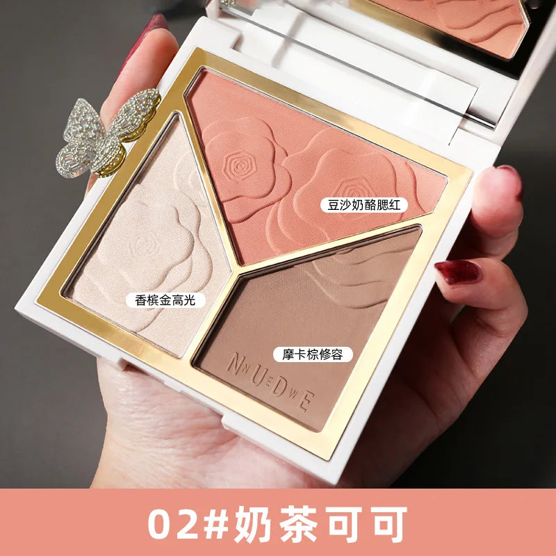 Texture Contour Iluminador Makeup Highlighter Bronzer