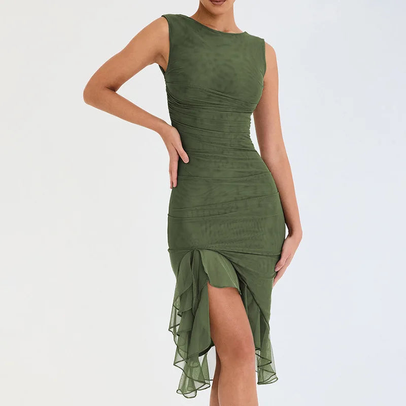 Women Short Sexy Night Transparent Dress