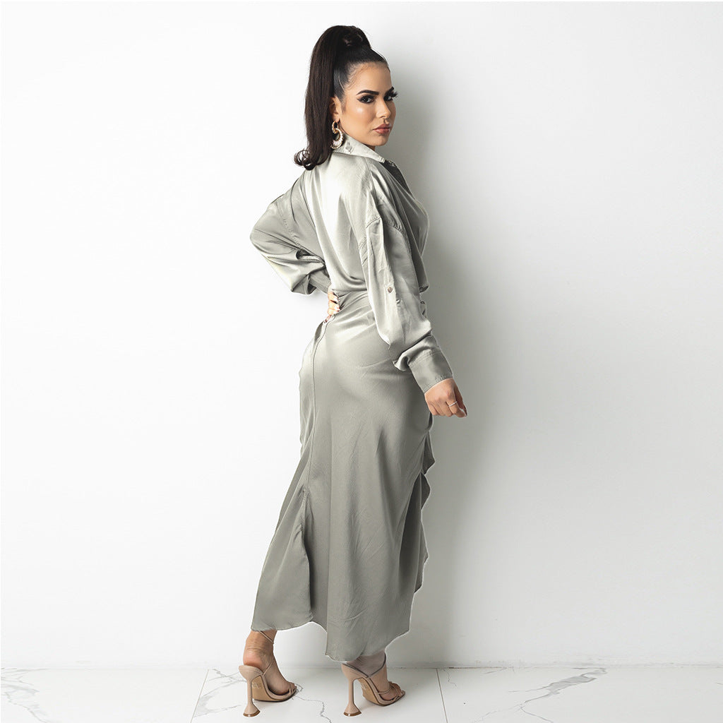 Women Sexy v Neck Fall Evening Stylish Sexy Dress
