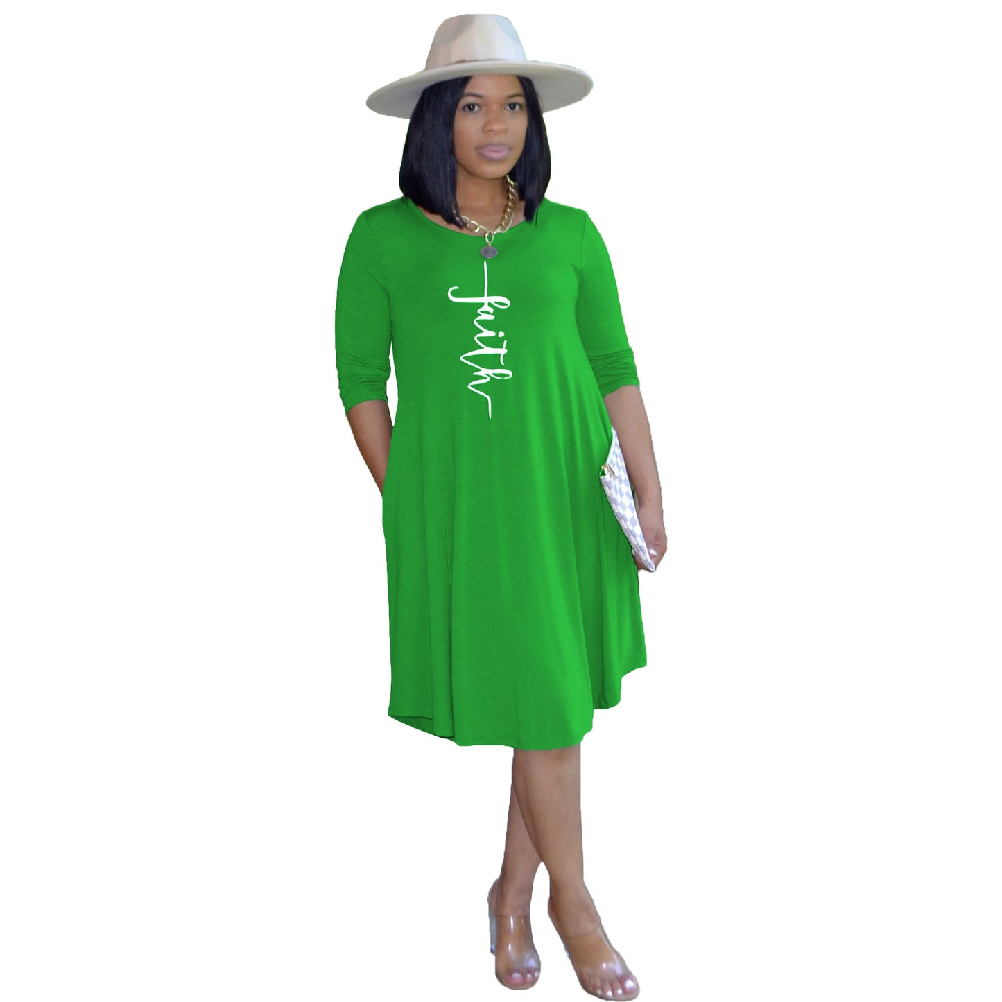 Maxi Summer Faith Printed Womens Dress