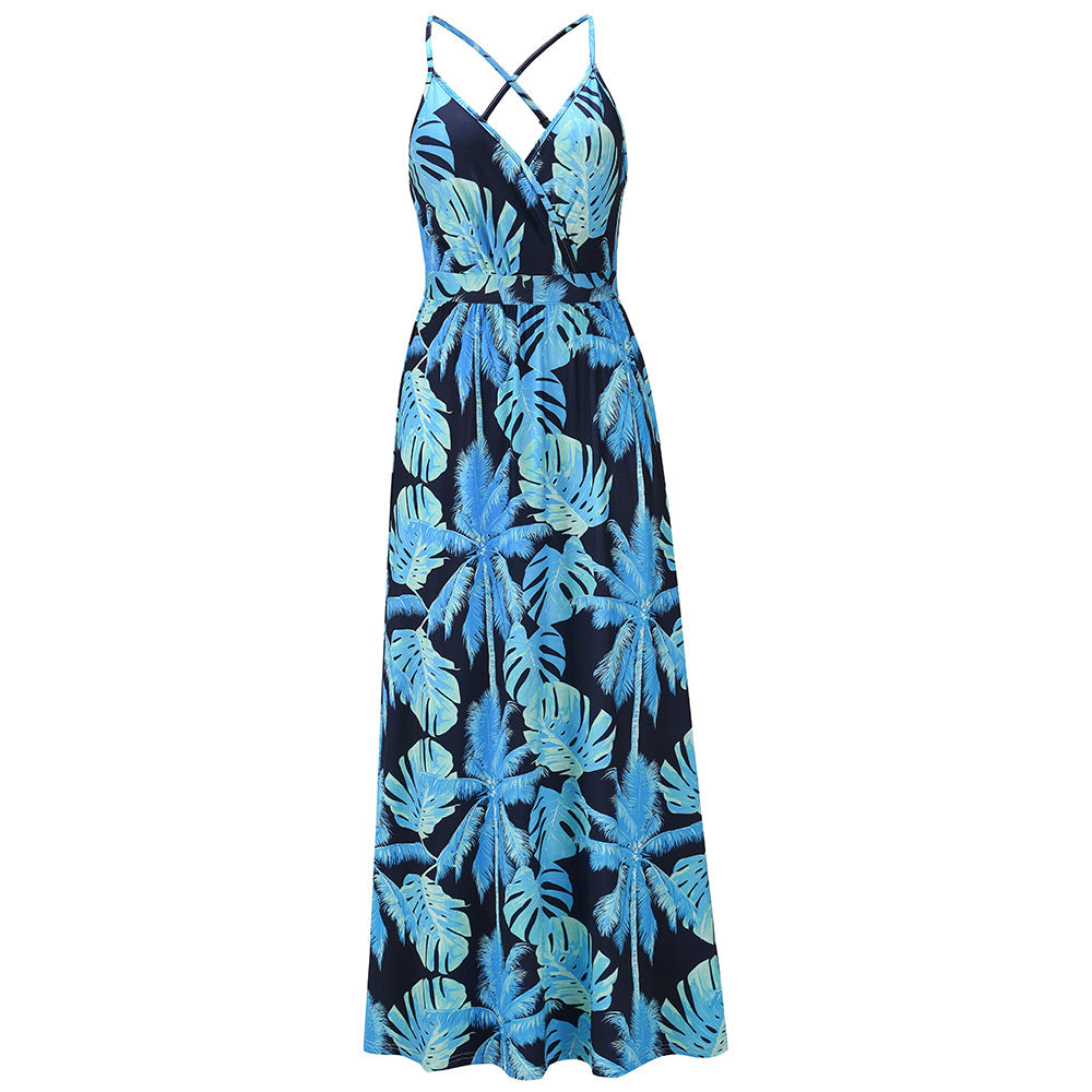 Women Casual Plus Size Sumer Floral Dress