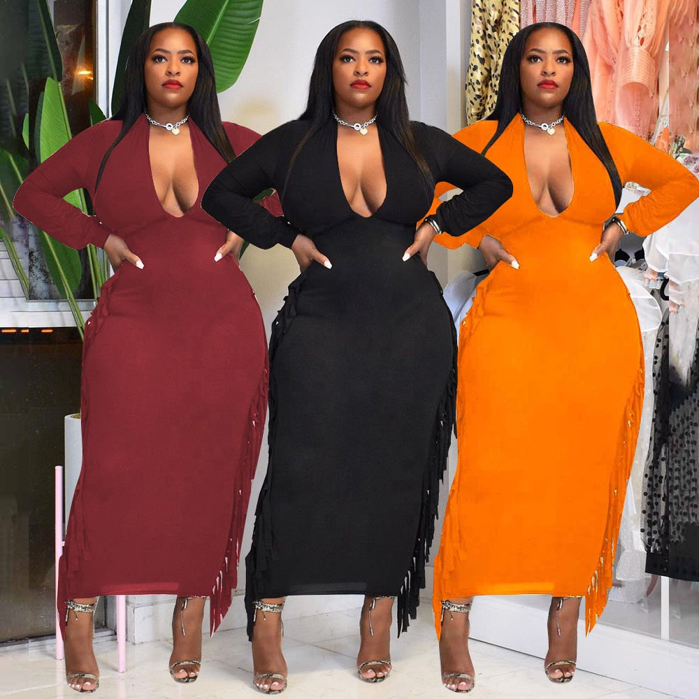 Women Maxi Dresses Plus Size