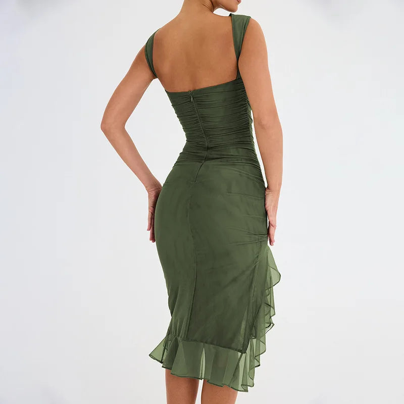 Women Short Sexy Night Transparent Dress