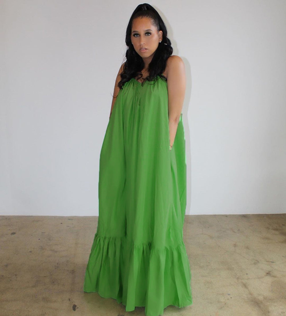 Women Loose Sleeveless Summer Dress in Plus Sizes