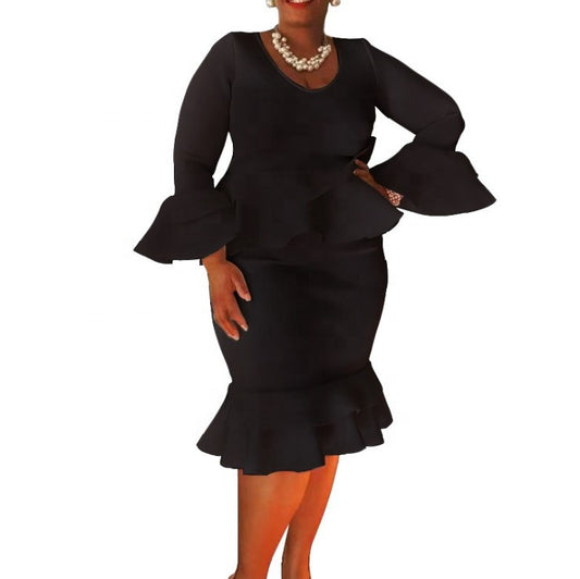 Women Elegant Office or Evening Dress