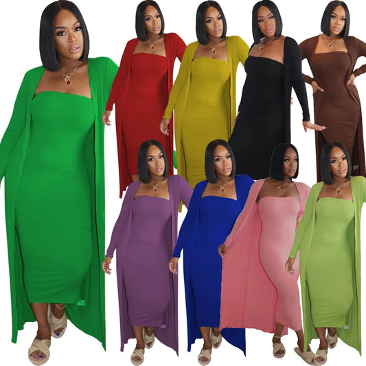 Women  Casual Solid Color Maxi Beach Dress
