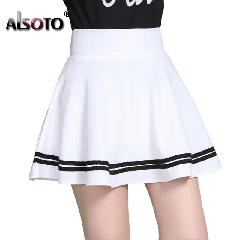 Women Elastic Faldas Midi Skirts