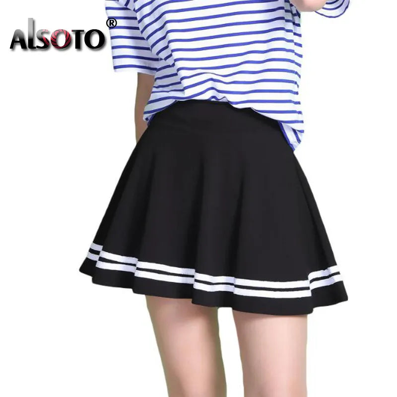 Women Elastic Faldas Midi Skirts