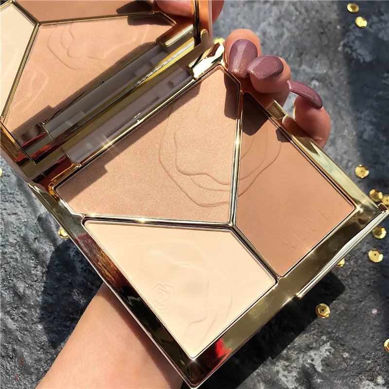 Texture Contour Iluminador Makeup Highlighter Bronzer