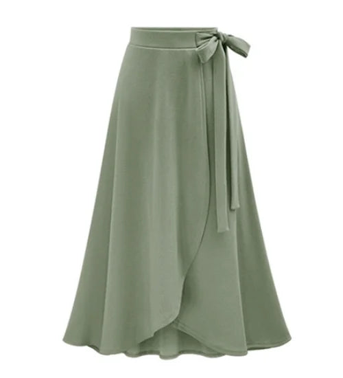 S-6xl New Fashion Women Plus Size Summer High Waist Skirt